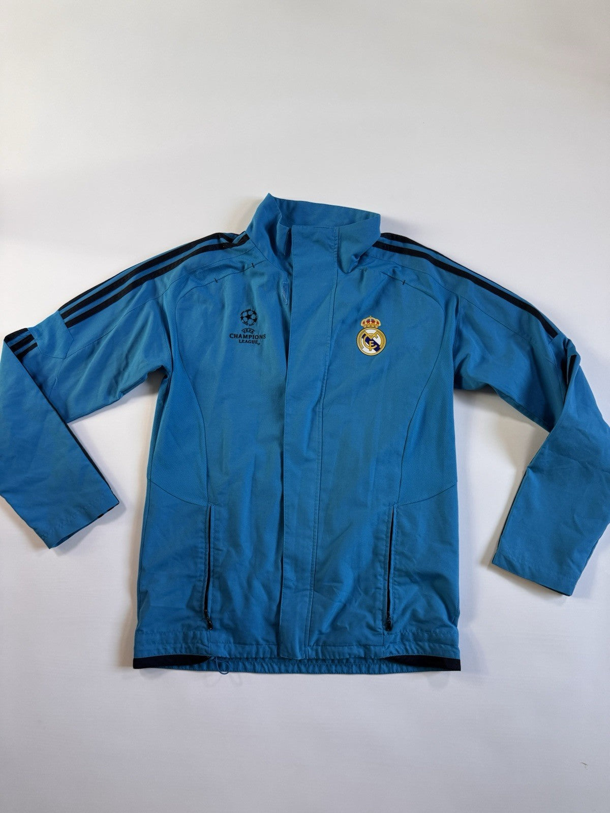 Real Madrid 2011 2012 Champions League Tracksuit Jacket and Pants Size M/L