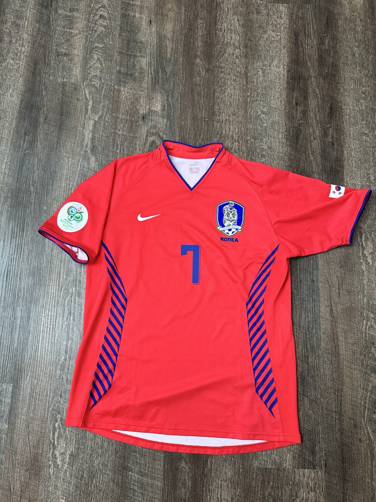 Park Ji-Sung South Korea 2006 Home Jersey Size M World Cup 