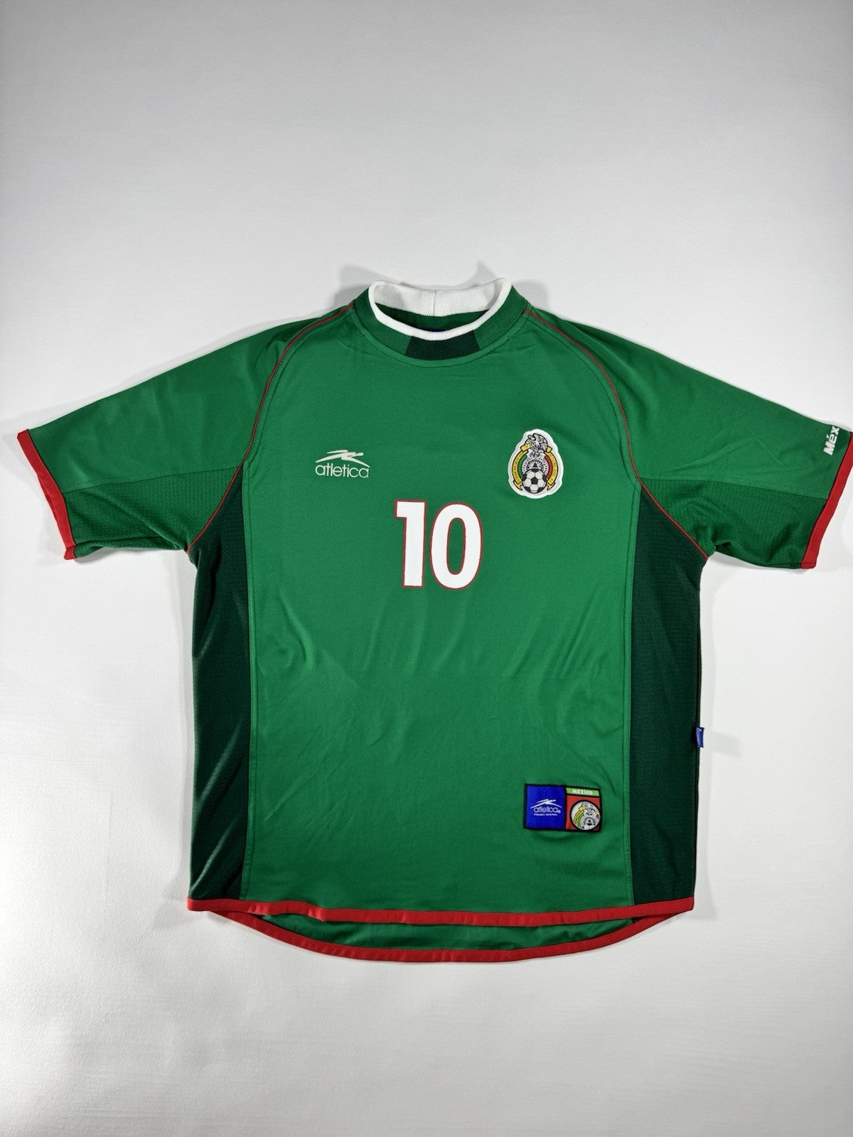 Mexico 2001 Cuauhtemoc Blanco Home Football Shirt Jersey Size L