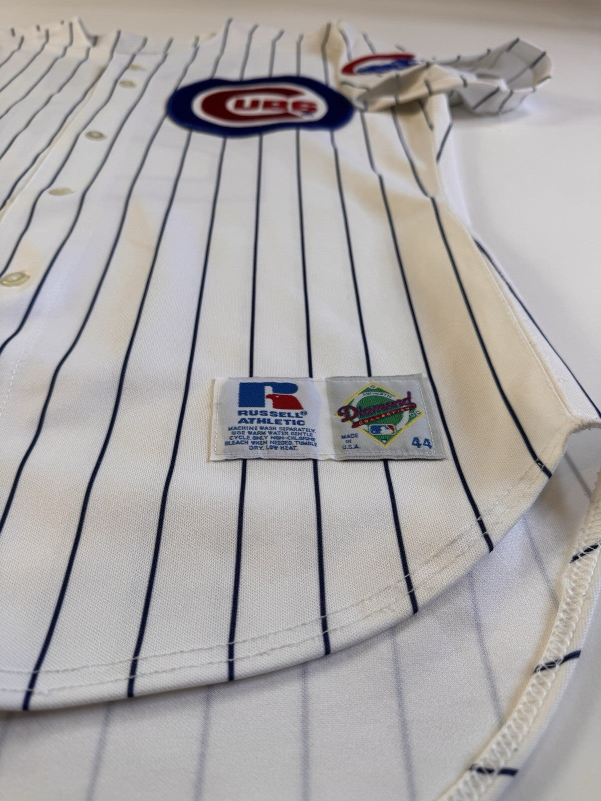 Sammy Sosa Chicago Cubs Russell Athletic Diamond Collection Jersey MLB Size 44 