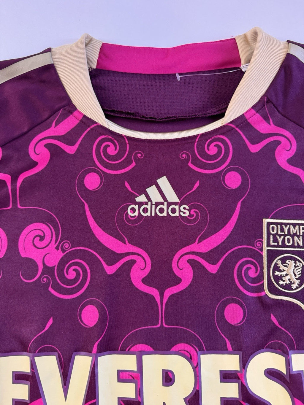 Olympique Lyon 2010 2011 Away Football Jersey Adidas FORMOTION Player Issue Sz L