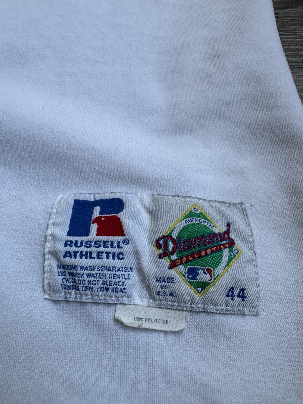 Boston Red Sox Russell Athletic Diamond Collection MLB Jersey Size 44