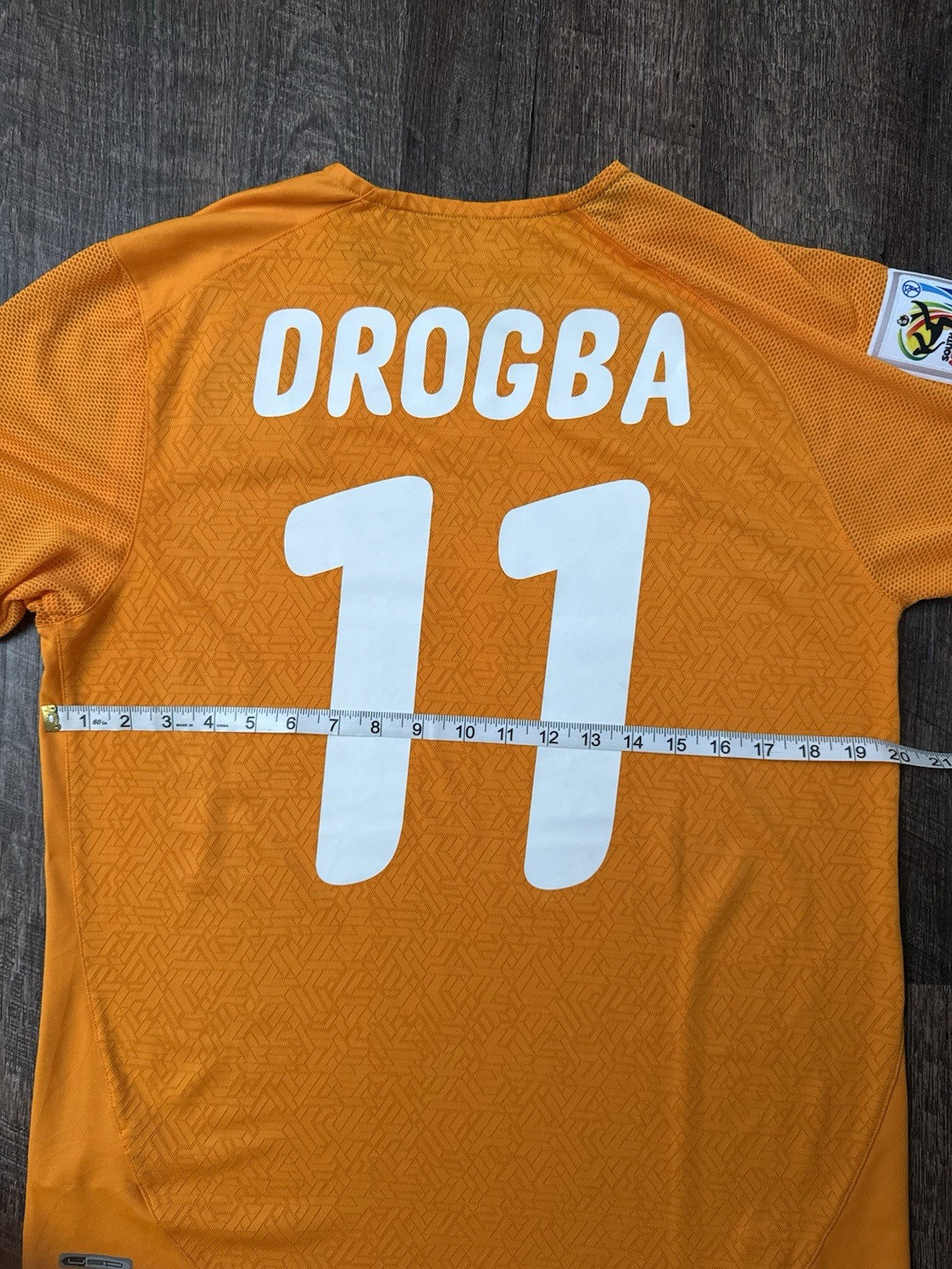 Didier Drogba Ivory Coast 2010 Home Jersey Size L | Côte d’Ivoire WC