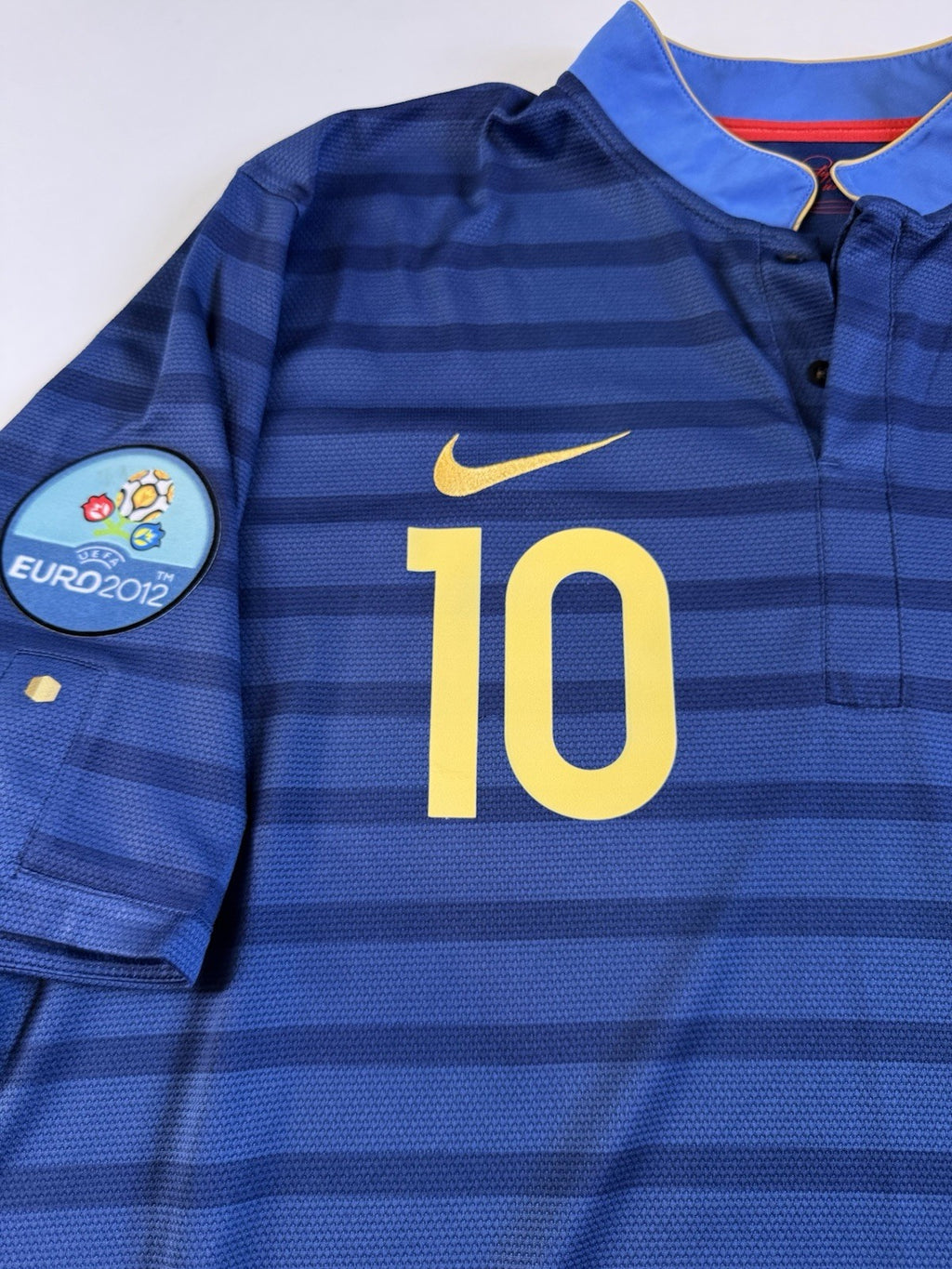 France Euro 2012 Karim Benzema Home Football Shirt Jersey Size XL