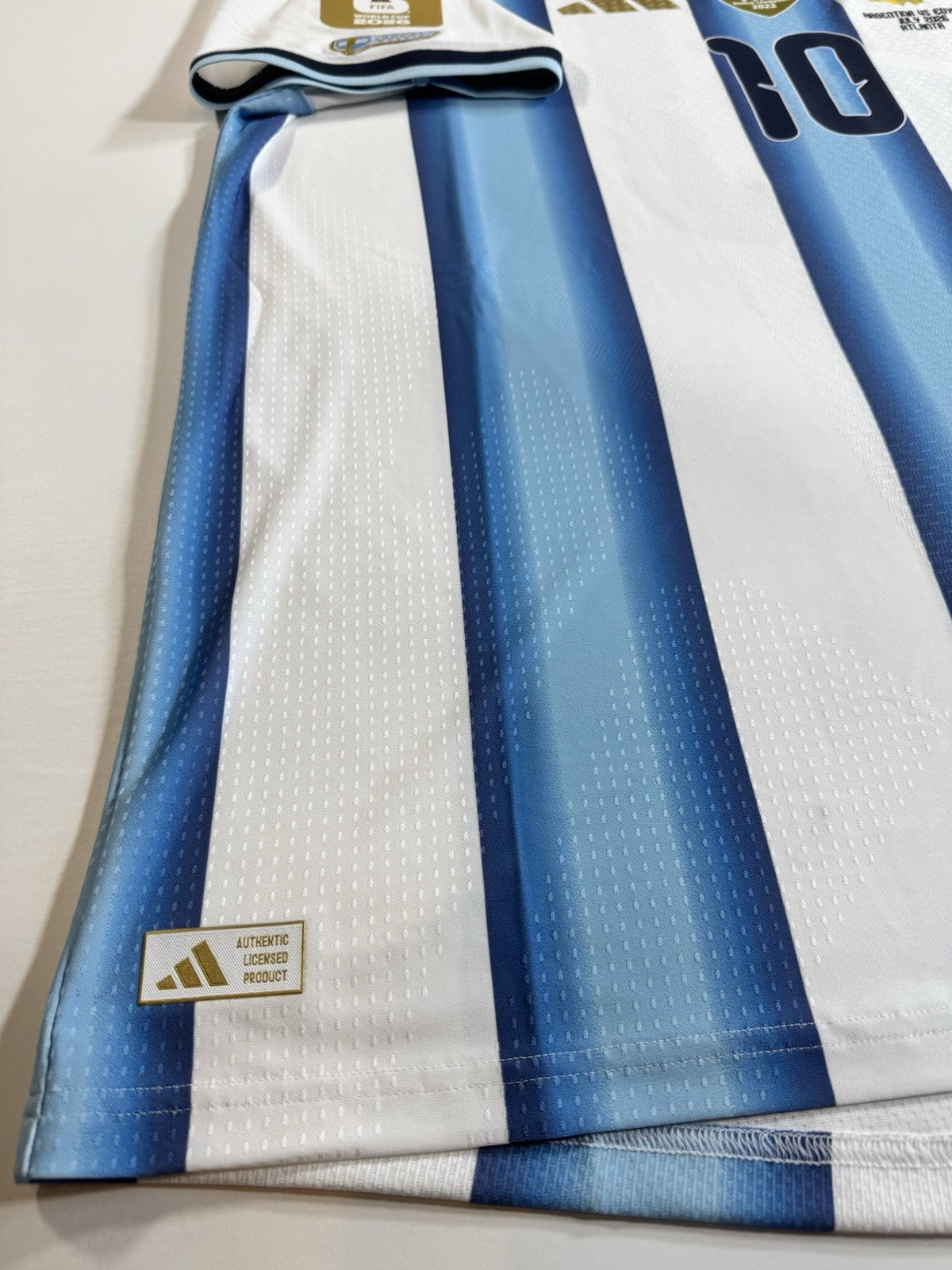 Argentina Lionel Messi Player Version Match Detail vs Egypt Jersey Size 2XL NWT