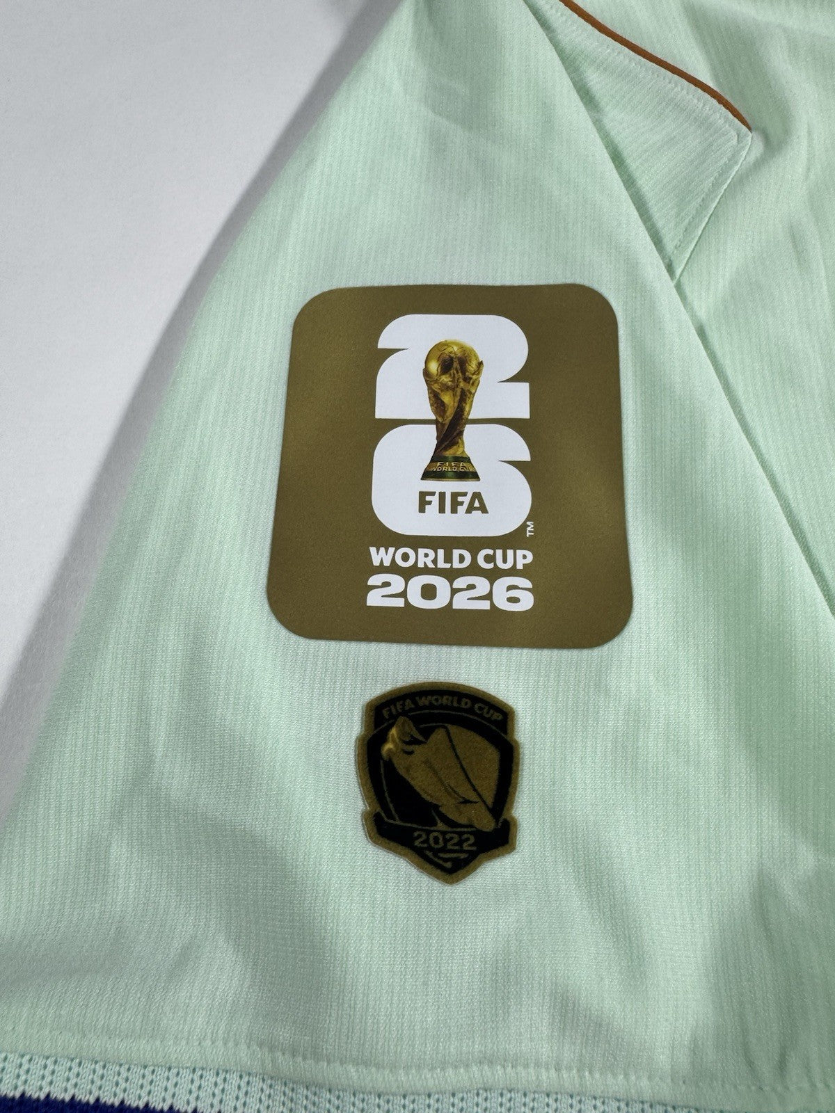 France 2026 World Cup Kylian Mbappe Fan Version WC Patches Away Jersey Size L