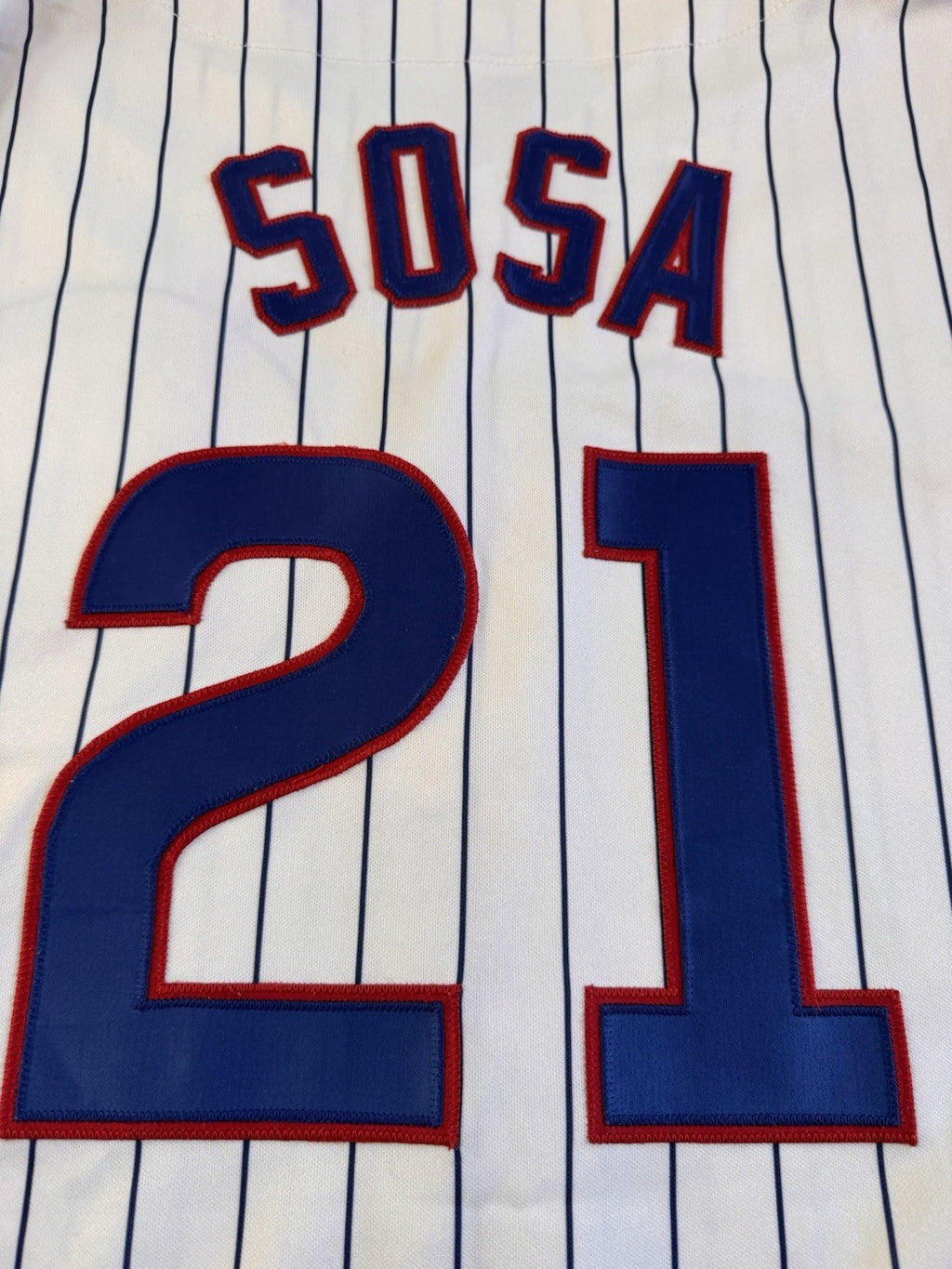 Sammy Sosa Chicago Cubs Russell Athletic Diamond Collection Jersey MLB Size 44 