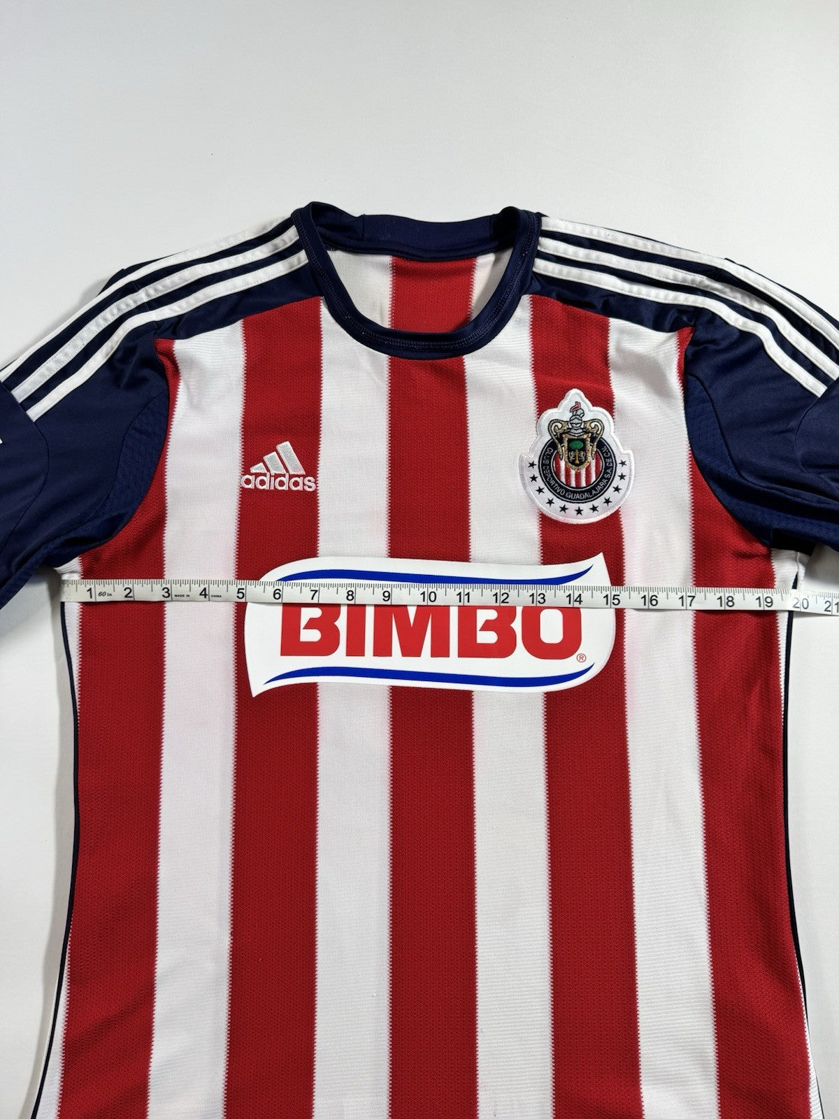 Chivas 2013 2014 Marco Fabian Long Sleeve Home Football Shirt Jersey Size M
