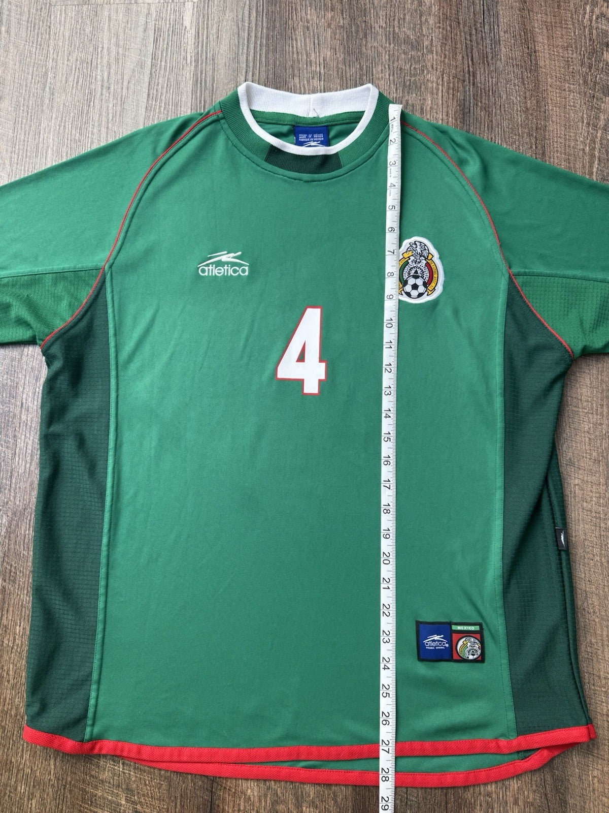 Rafa Marquez Mexico 2001 Jersey Sz L | Atletica Vtg Rare Soccer Shirt | 