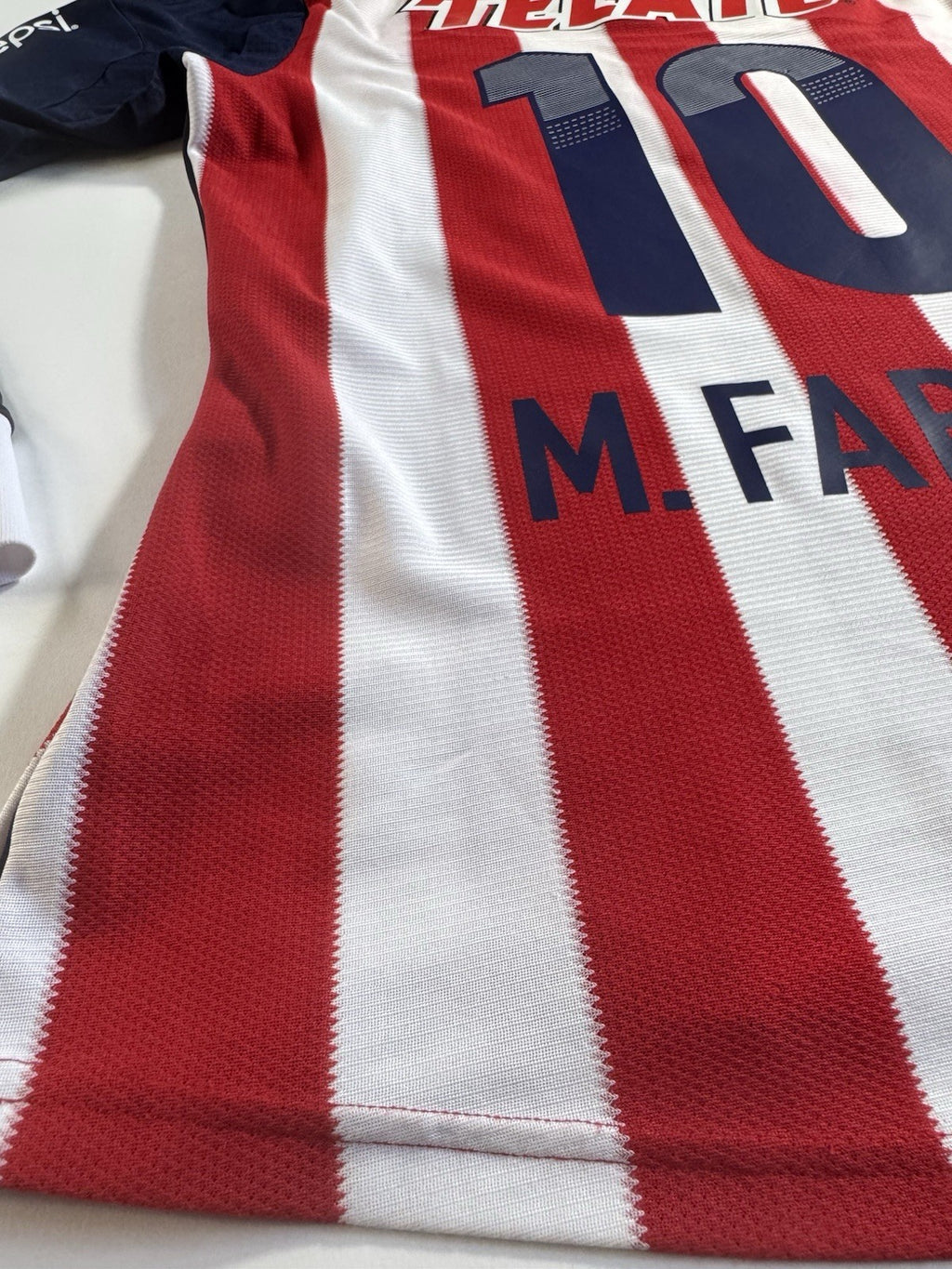 Chivas 2013 2014 Marco Fabian Long Sleeve Home Football Shirt Jersey Size M