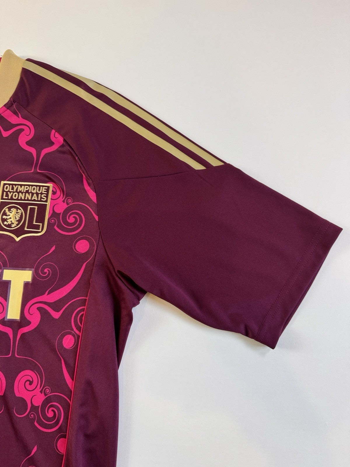 Olympique Lyon 2010 2011 Away Football Jersey Adidas FORMOTION Player Issue Sz L