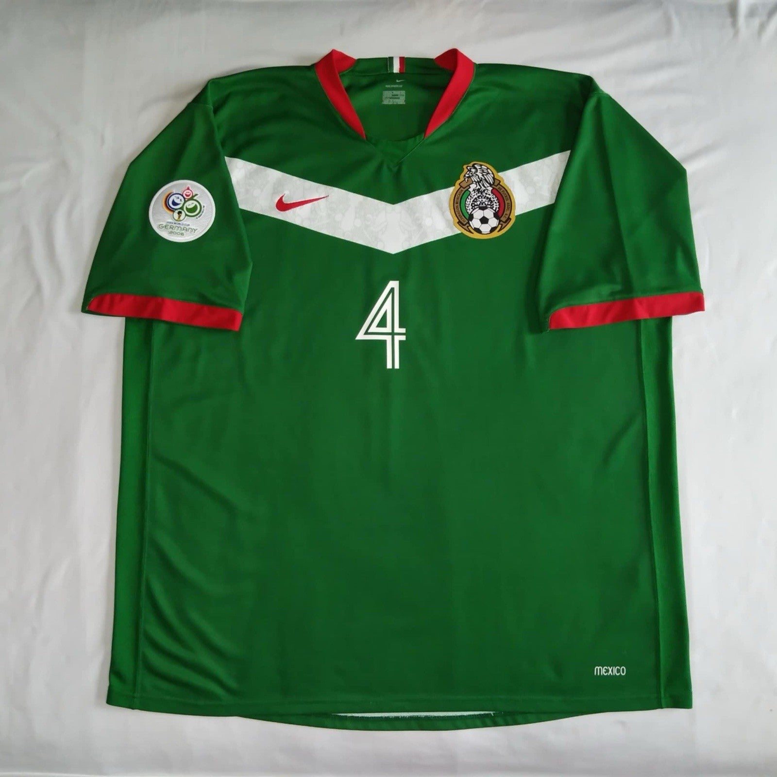 Rafa Marquez Mexico 2006 Jersey XL | Adidas World Cup Germany 2006 | VTG 
