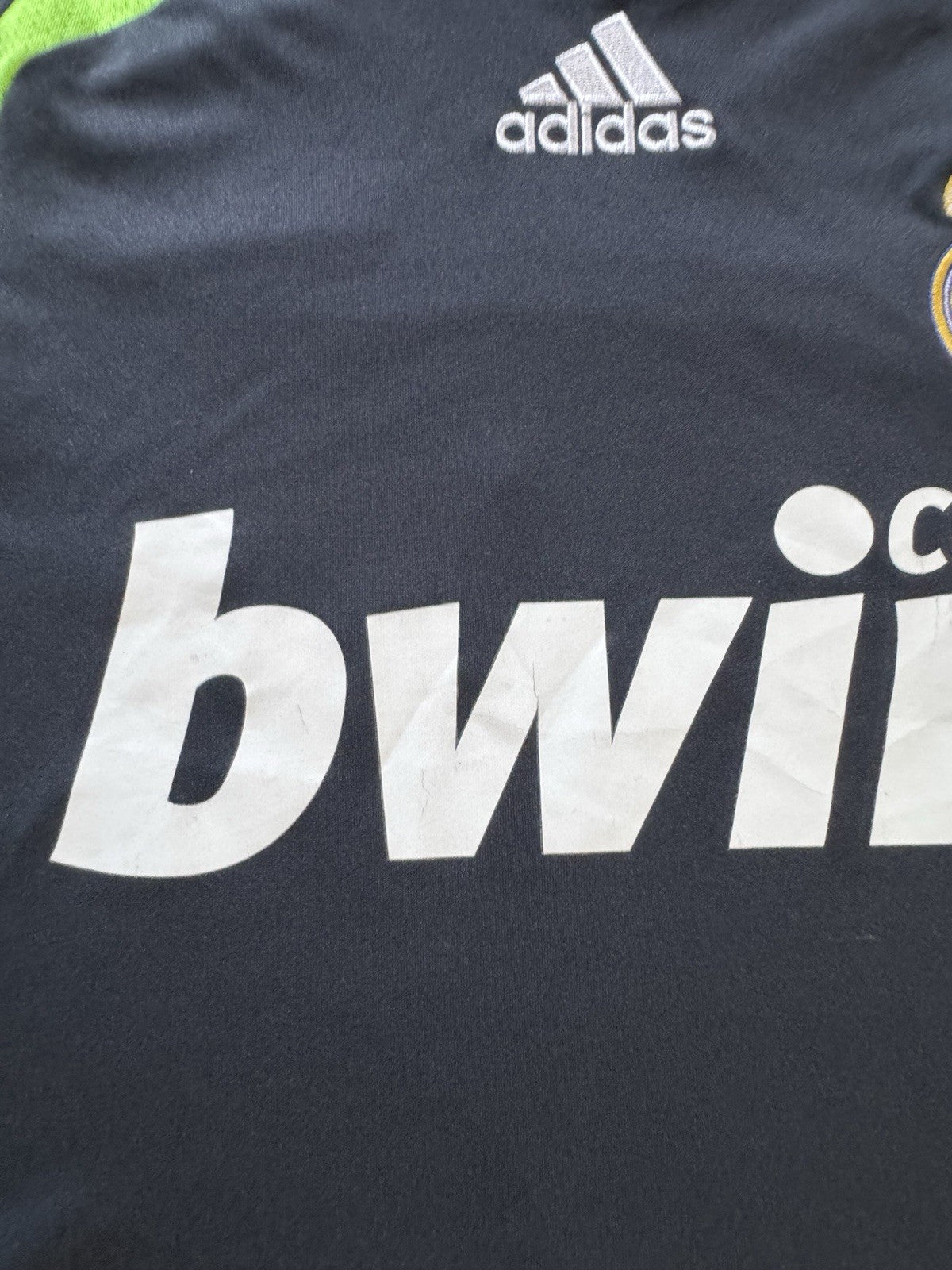 Raul Gonzalez Real Madrid 2007-08 Third Jersey M | Adidas UCL Patches R7 RAUL