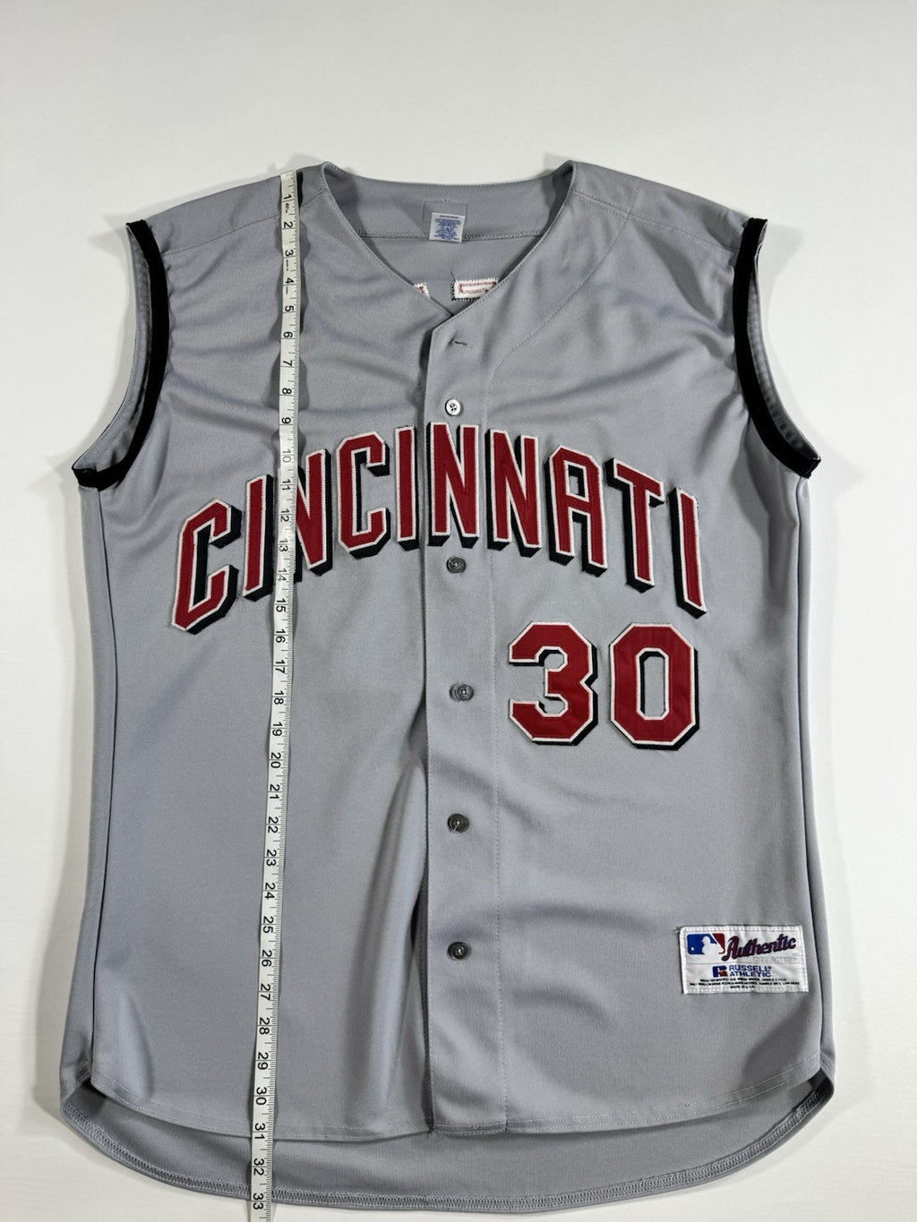 VTG Russell Athletic Ken Griffey Jr Cincinnati Reds Jersey Vest #30 | Size 52
