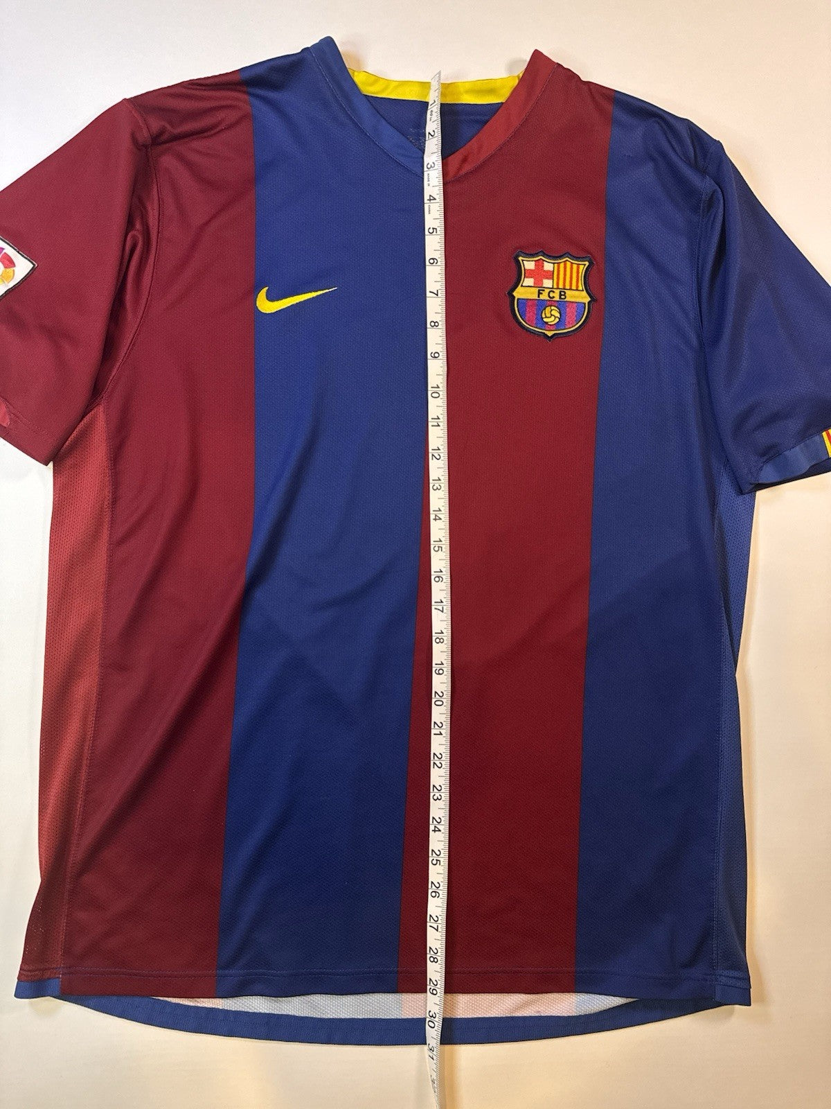 Barcelona 2006 2007 Ronaldinho Home Football Shirt Jersey Size XL