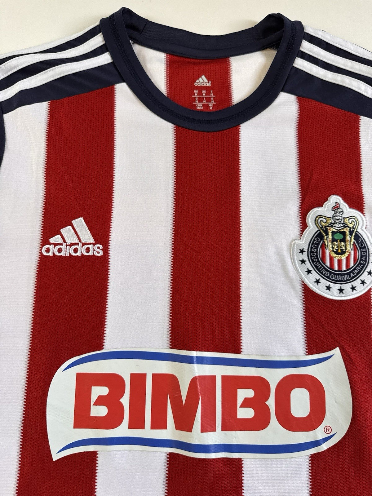 Chivas 2013 2014 Omar Bravo Home Football Shirt Jersey Size M Check Description 