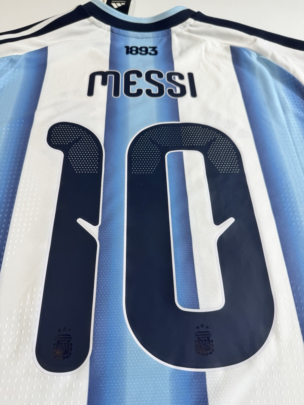 Argentina Lionel Messi Player Version Match Detail vs Egypt Jersey Size XL NWT
