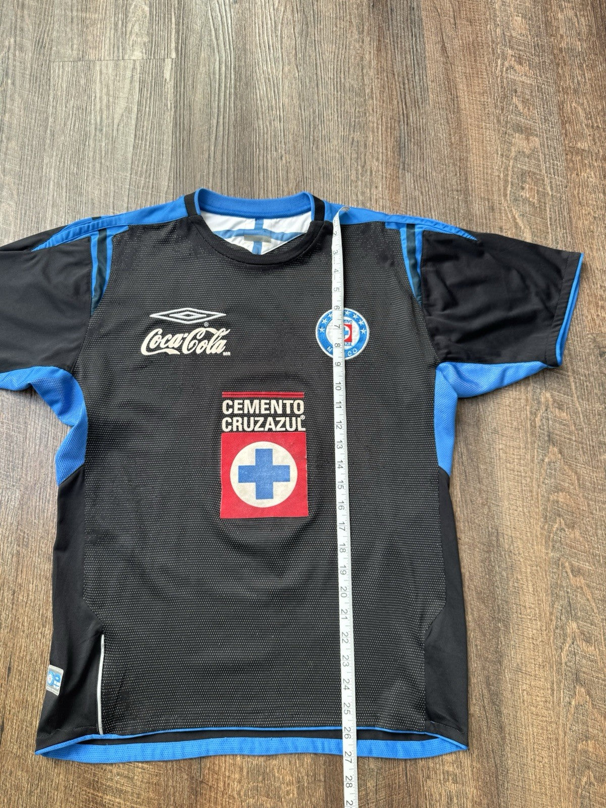 Cruz Azul 2004 2005 Third Black Jersey Cesar Chelito Delgado Size M