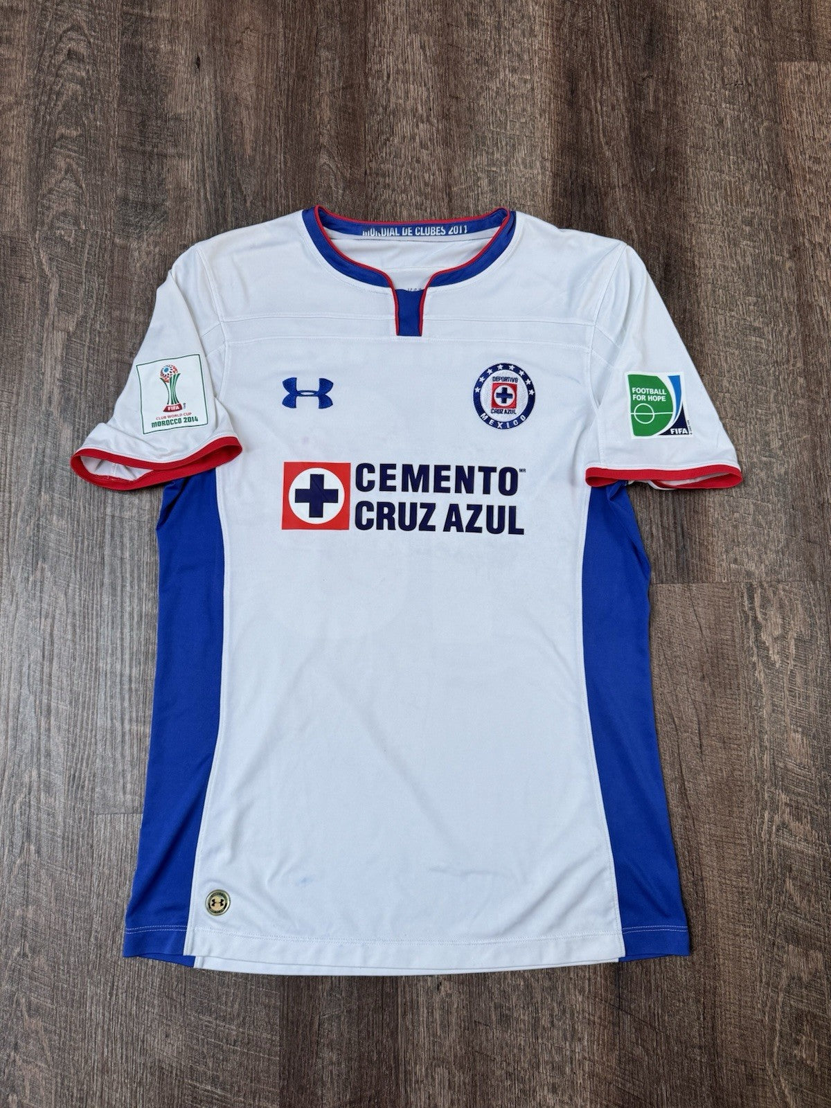 Christian Chaco Gimenez Cruz Azul 2014 Club World Cup Away Jersey Size L