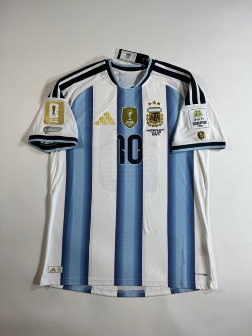 Argentina Lionel Messi Player Version Match Detail vs Egypt Jersey Size L NWT