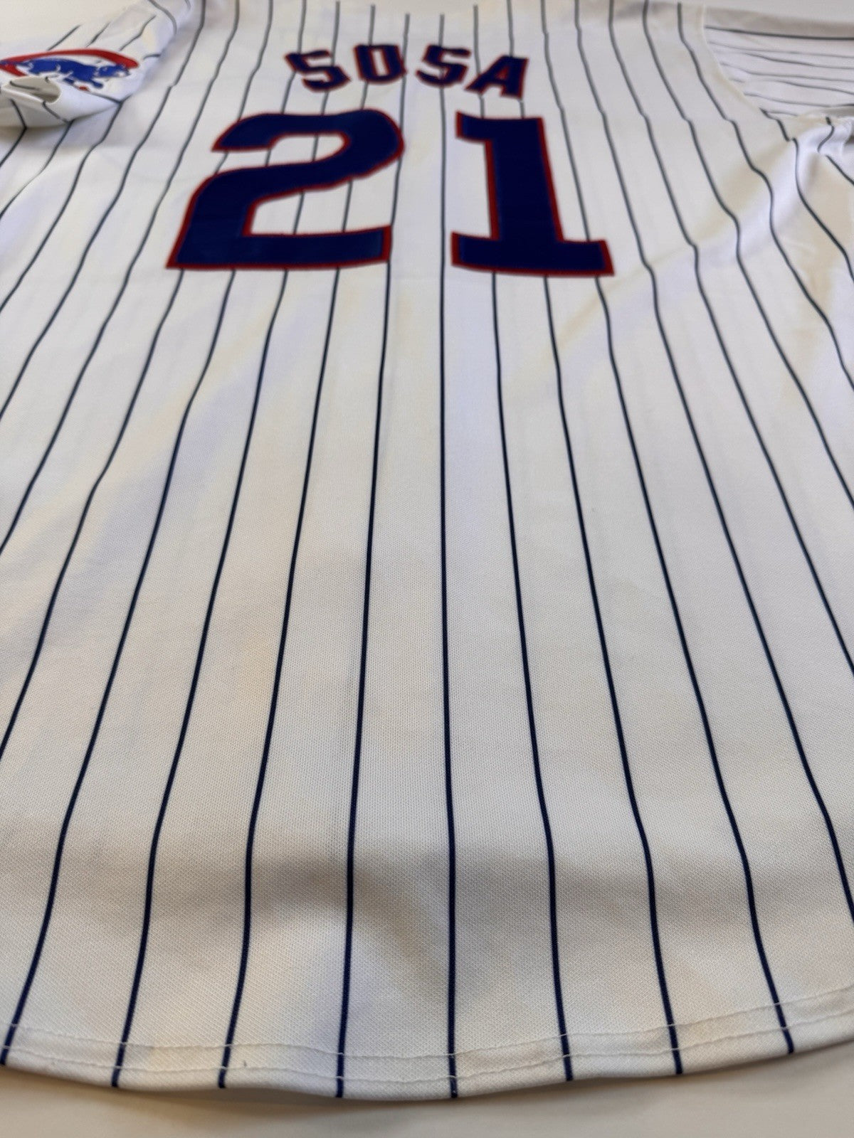 Sammy Sosa Chicago Cubs Russell Athletic Diamond Collection Jersey MLB Size 44 