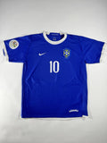 Brazil 2006 World Cup Ronaldinho Away Football Shirt Jersey Size L