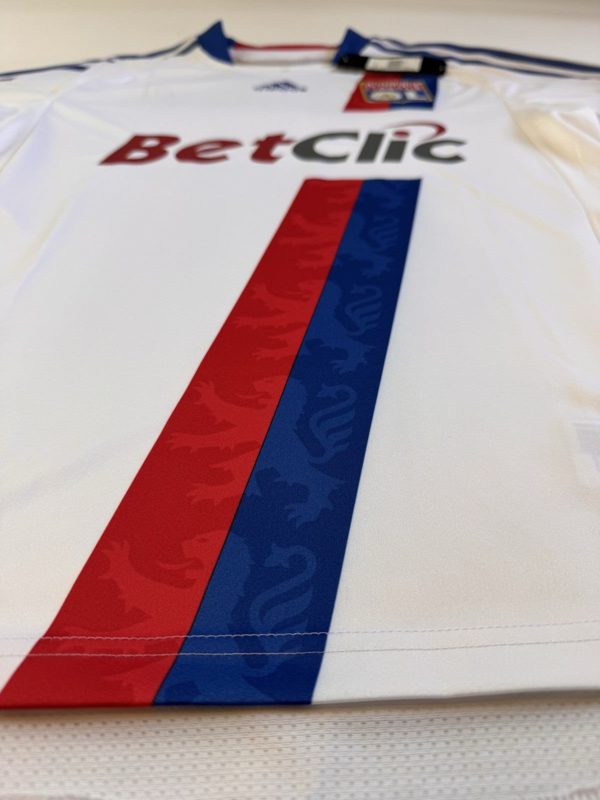 Olympique Lyon 2010 2011 Home Jersey Adidas FORMOTION Player Issue Size L NWT