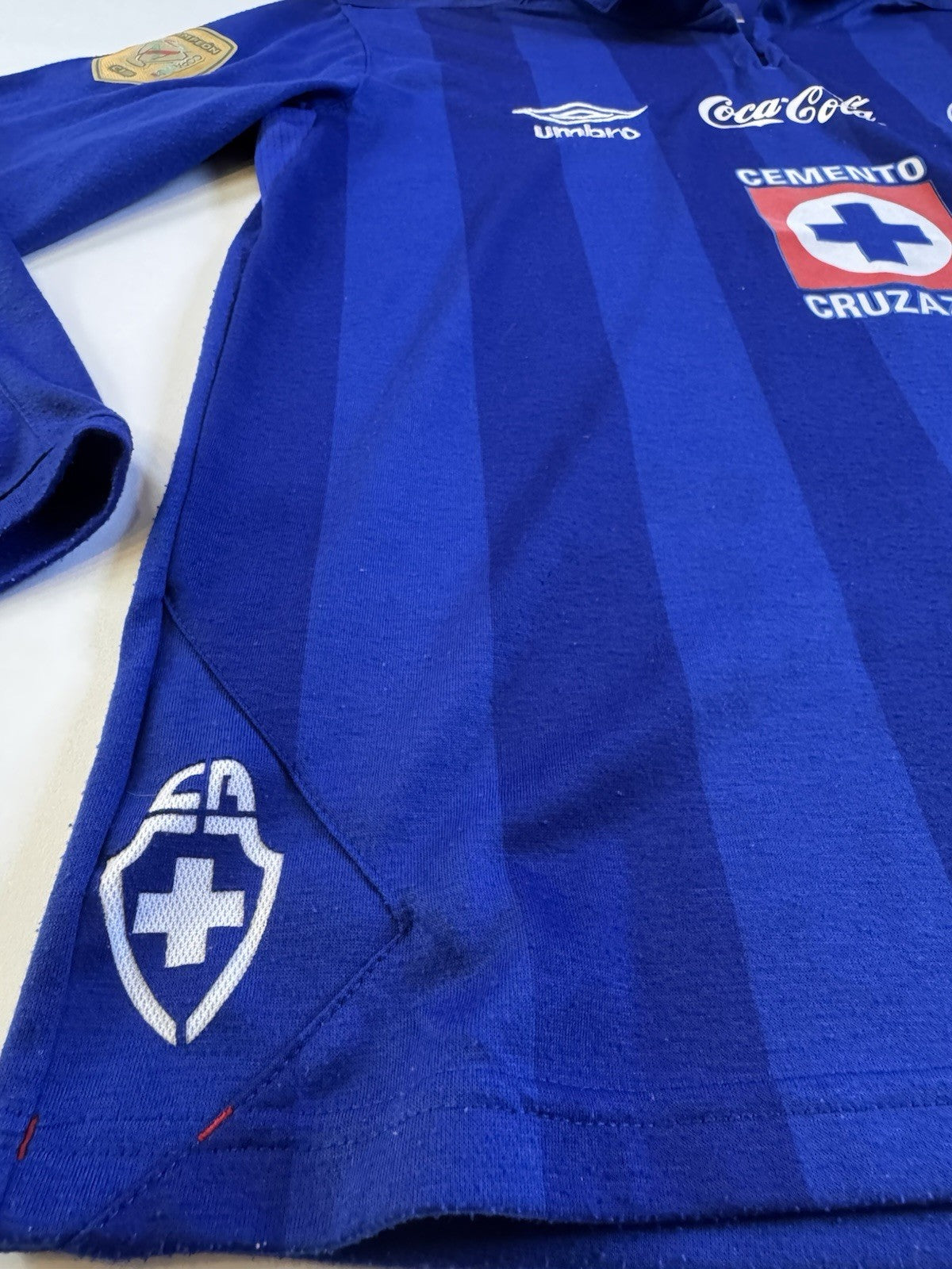 Cruz Azul 2013 2014 Chaco Gimenez Longsleeve Jersey Size M 