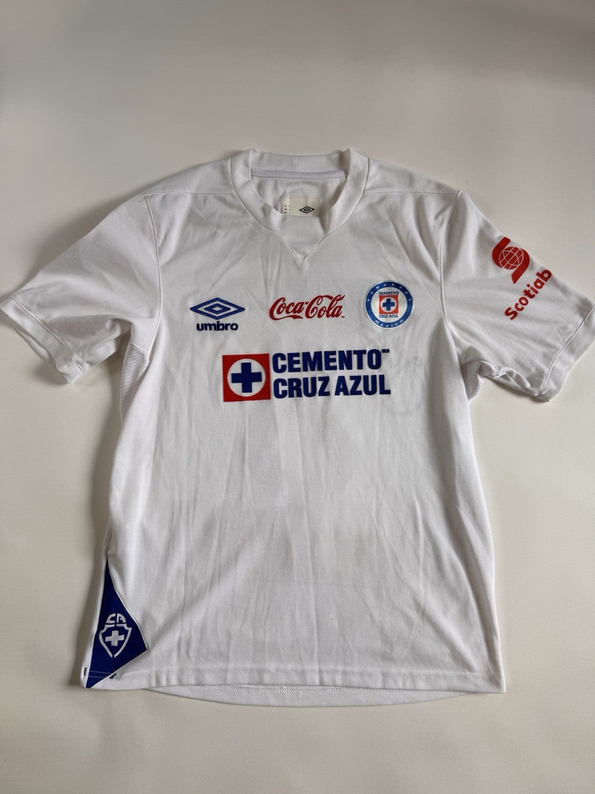 Cruz Azul 2013/14 Gerardo Torrado Away Signed UTILERIA  Jersey Sz M | NO COA