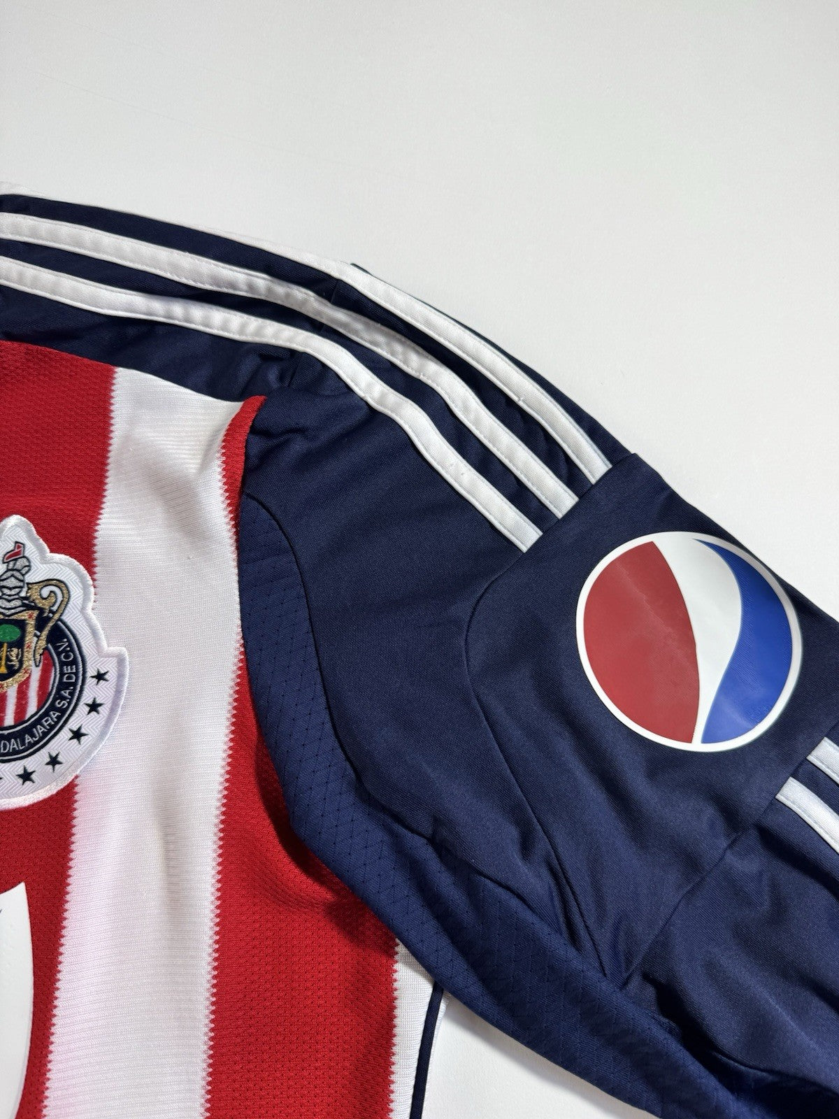 Chivas 2013 2014 Marco Fabian Long Sleeve Home Football Shirt Jersey Size M