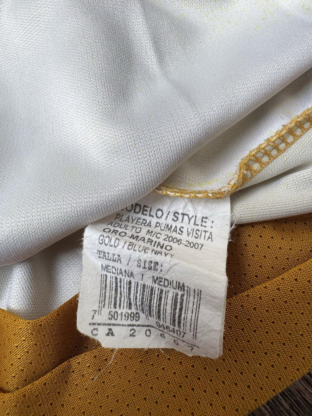 Dario Veron Pumas UNAM 2006 - 2007 Home Jersey M | Lotto  Liga MX Vintage Rare