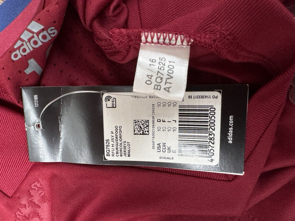 Russia National Team 2016 Player Issue Adizero Jersey Sz 10 NWT 