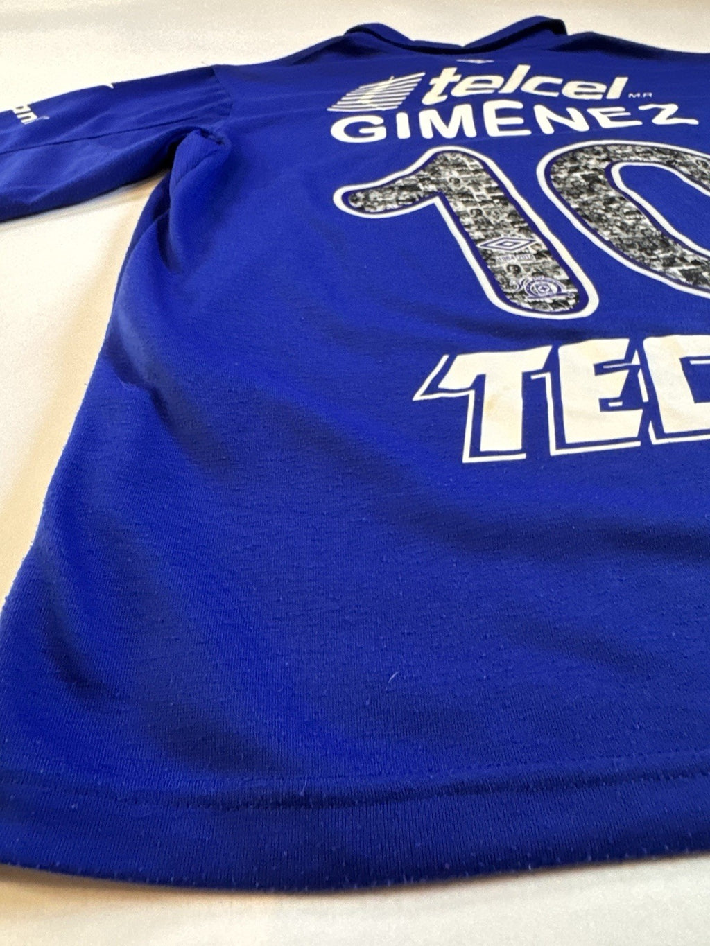 Cruz Azul 2013 2014 Chaco Gimenez Longsleeve Jersey Size M 