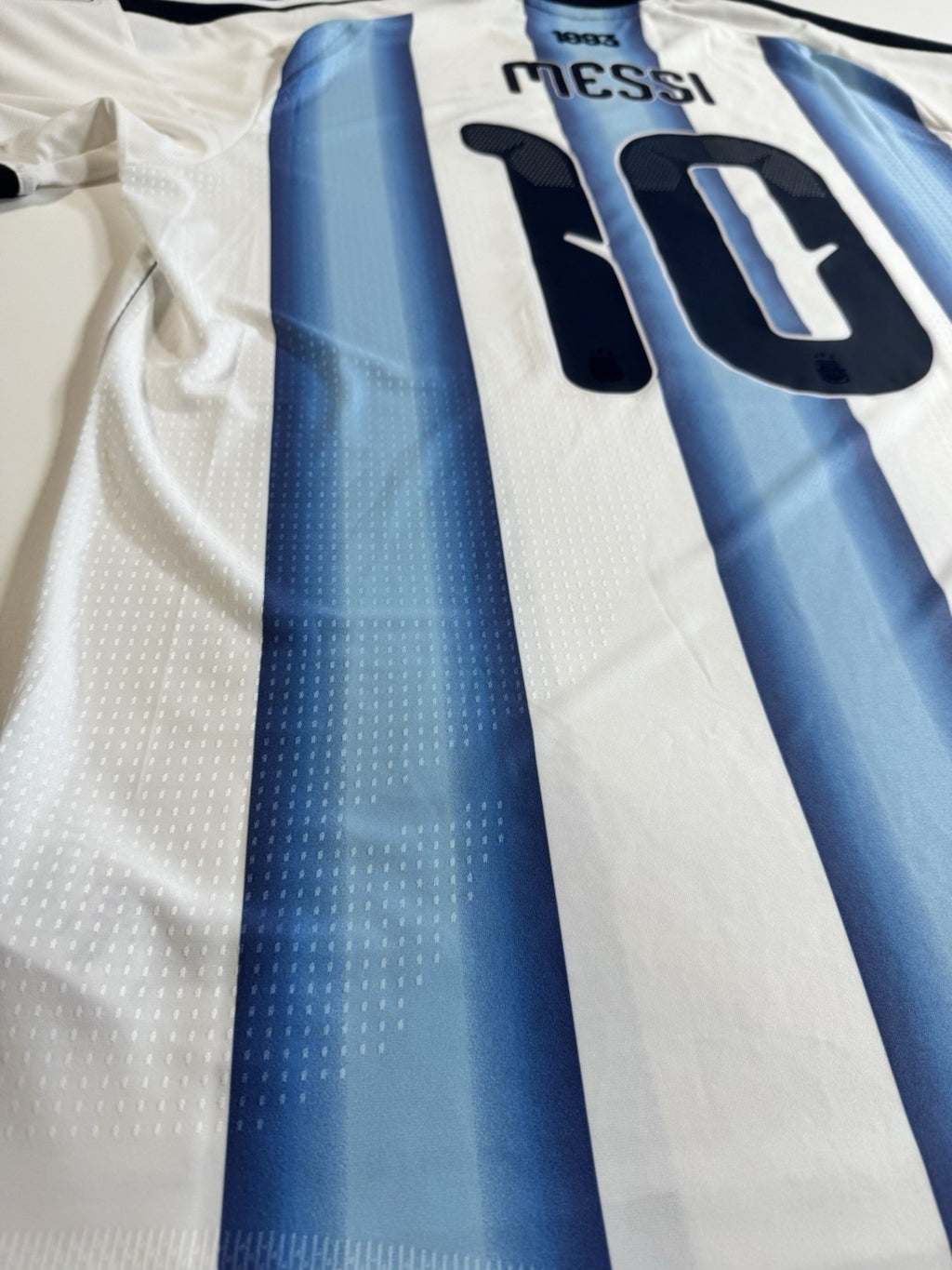 Argentina Lionel Messi Player Version Match Detail vs Egypt Jersey Size XL NWT
