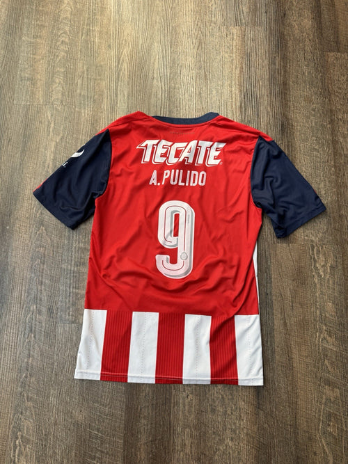 Alan Pulido Chivas 2017 Home Jersey M | Puma Liga MX Champion Vintage