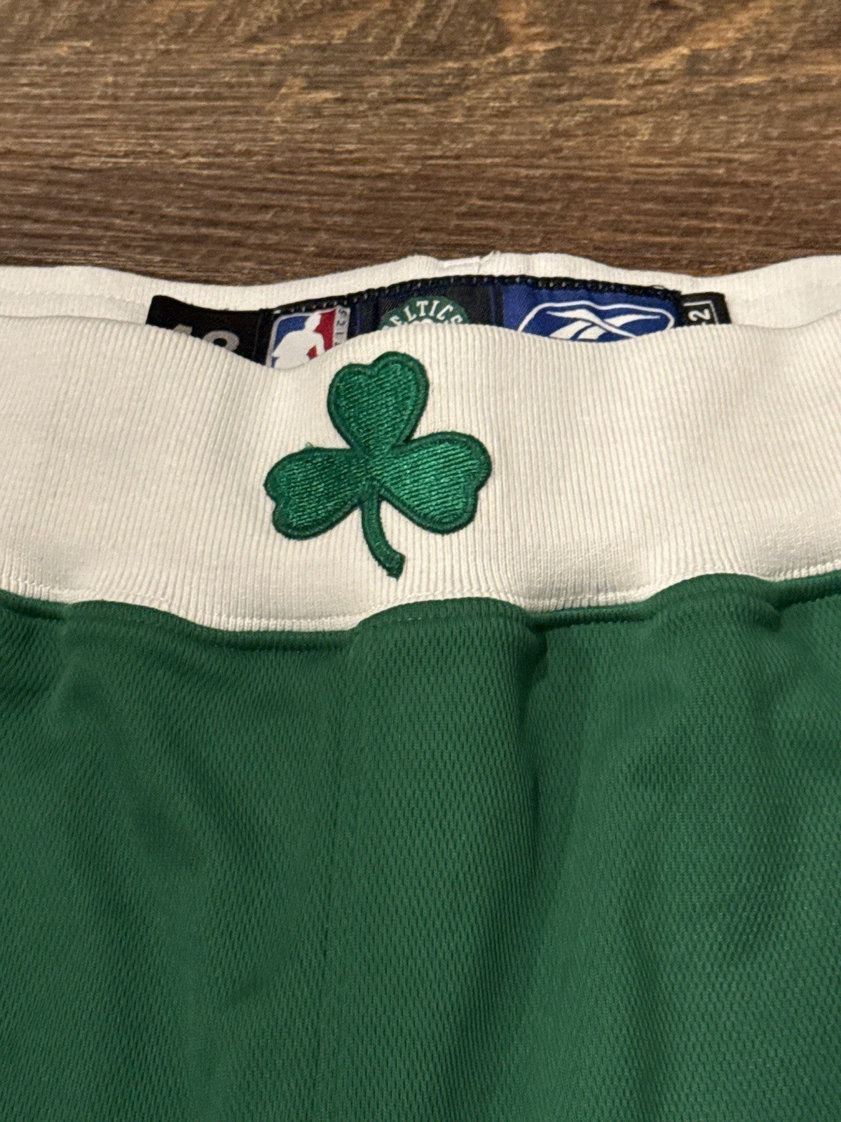 Boston Celtics Reebok Shorts Team Issue NBA Men 48+2”