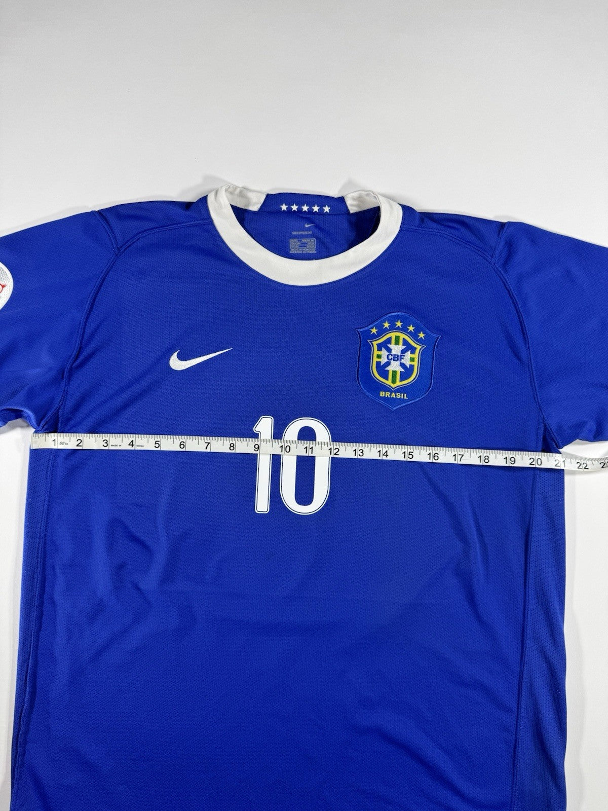 Brazil 2006 World Cup Ronaldinho Away Football Shirt Jersey Size L