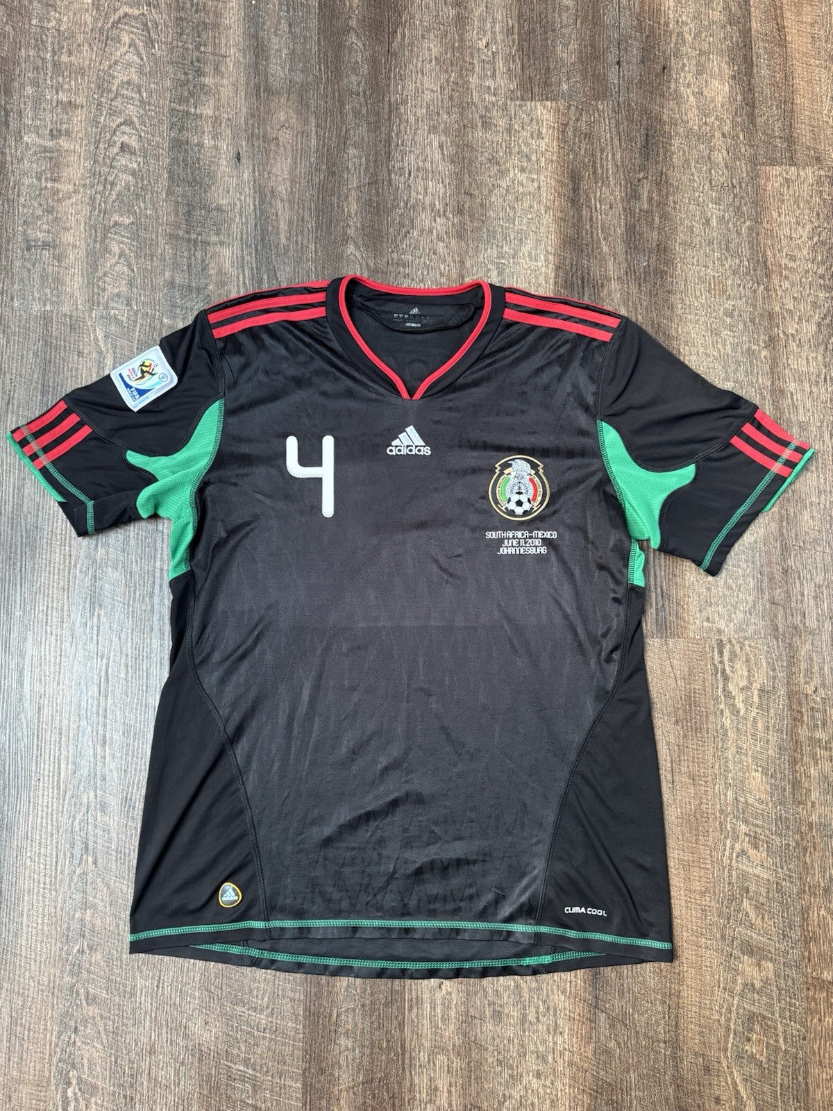 Rafa Marquez Mexico 2010 Away Jersey XL Vintage Soccer Shirt | World Cup 2010 