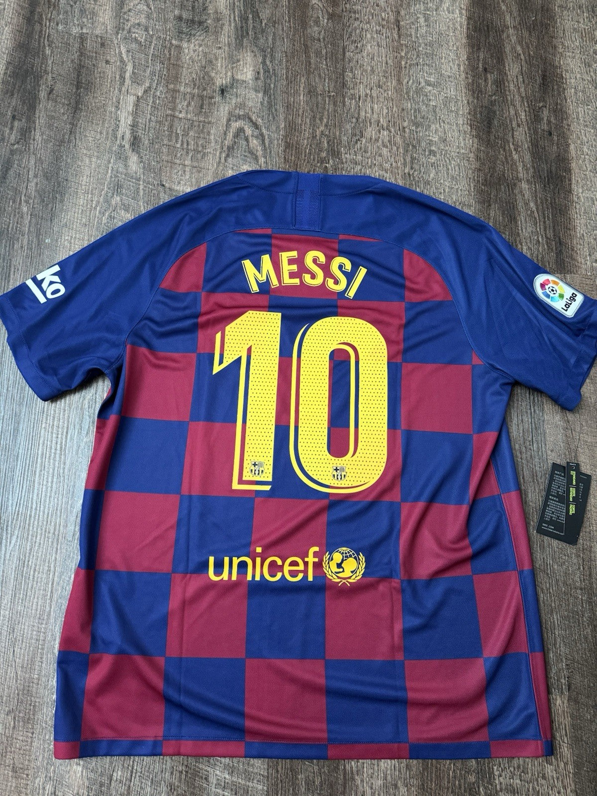 Lionel Messi FC Barcelona 2019 2020 Home Football Shirt Jersey NWT Size XL